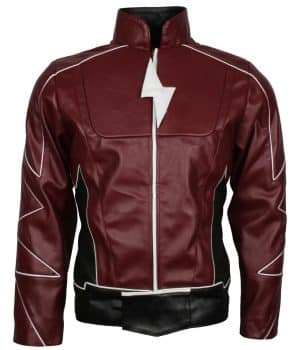 The Flash Leather Costume Jacket