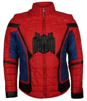 Tom Holland Spiderman Leather Jacket