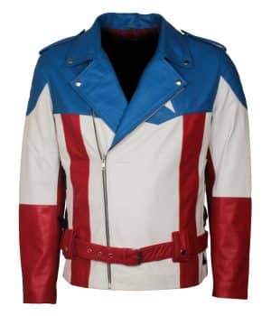 Avengers Captain America Leather Jacket
